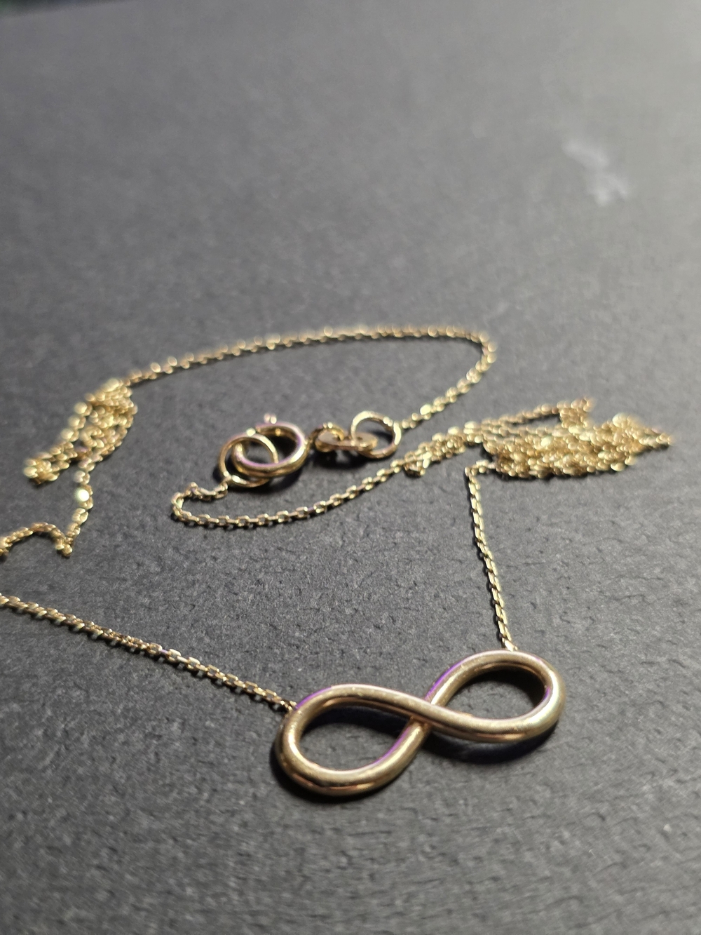 14k Gold Elegant Infinity Necklace